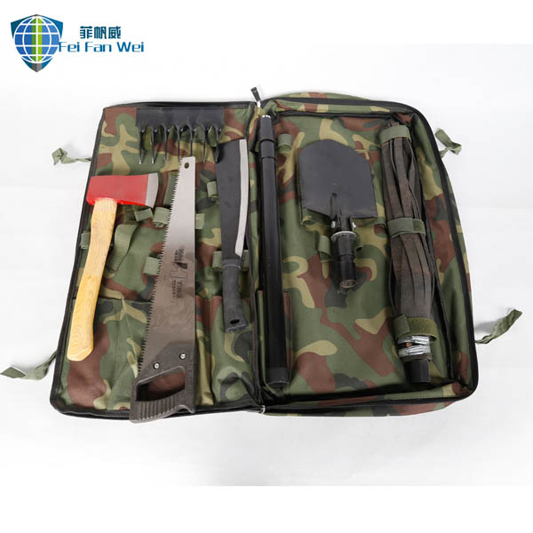 Forestry fire fighting knapsack toolkit