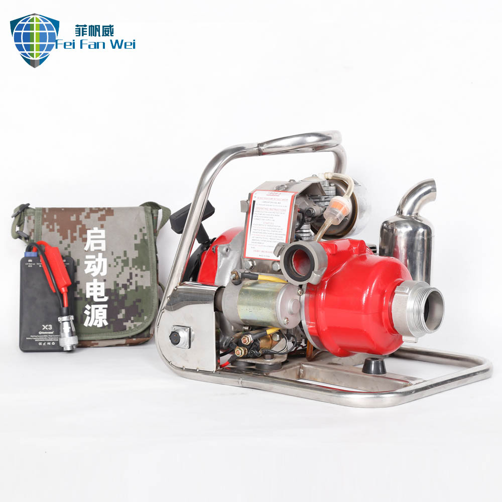 Portable backpack fire fighting water pump Featured Image