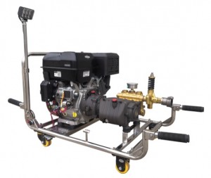 Ultra-remote high pressure fire water pump with lighting